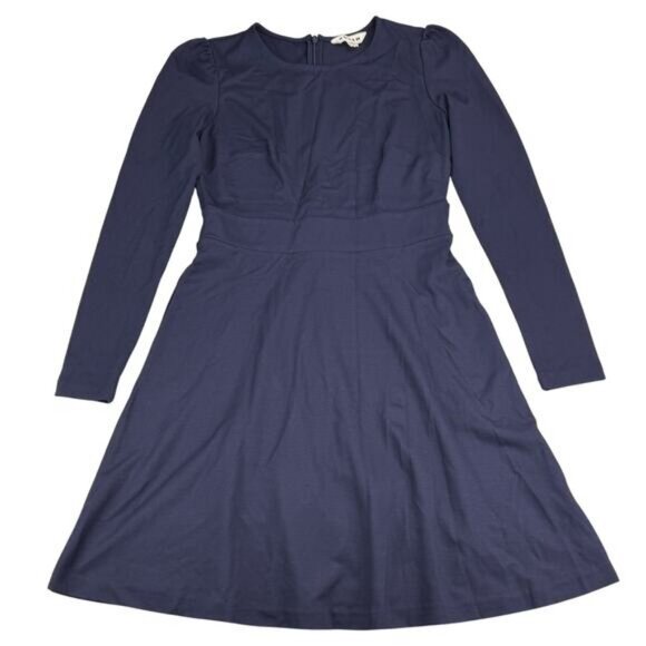 BODEN Sabrina Ponte Dress Size 2R Navy - Picture 4 of 6